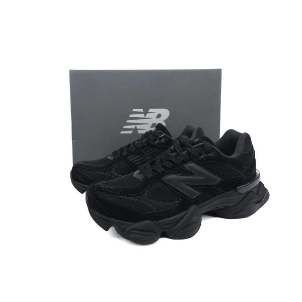 New Balance 9060 'Triple Black Suede' U9060BPM