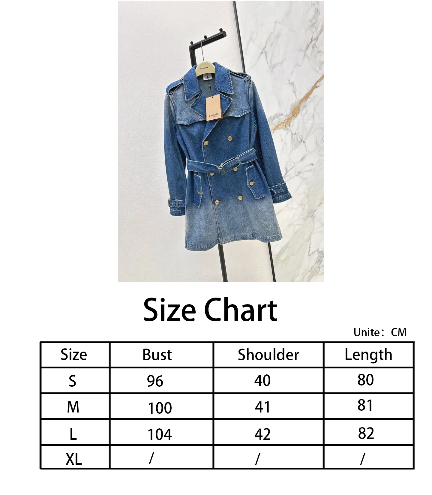 Bru NEW vintage denim trench coats