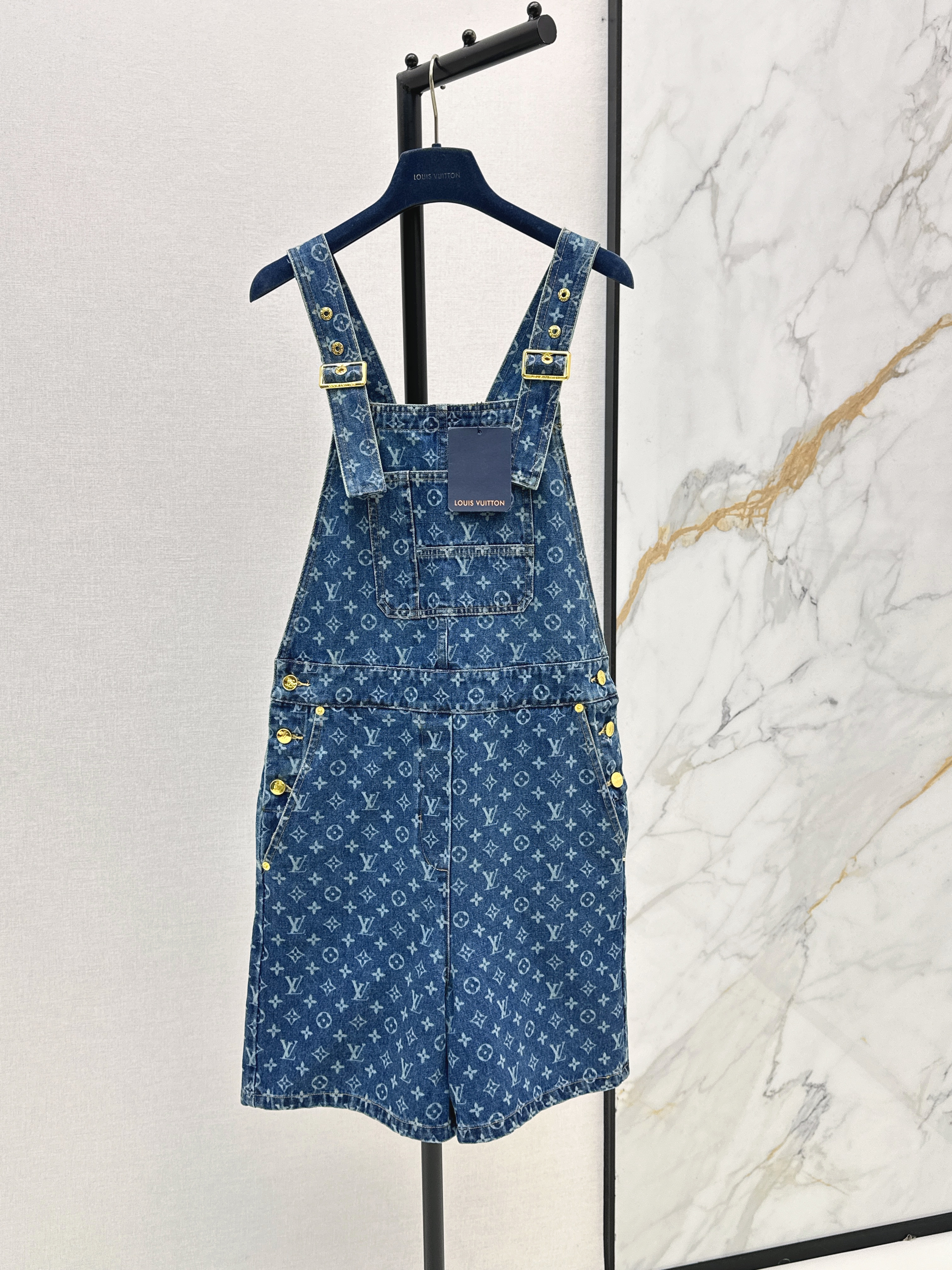 Louis New Denim overalls
