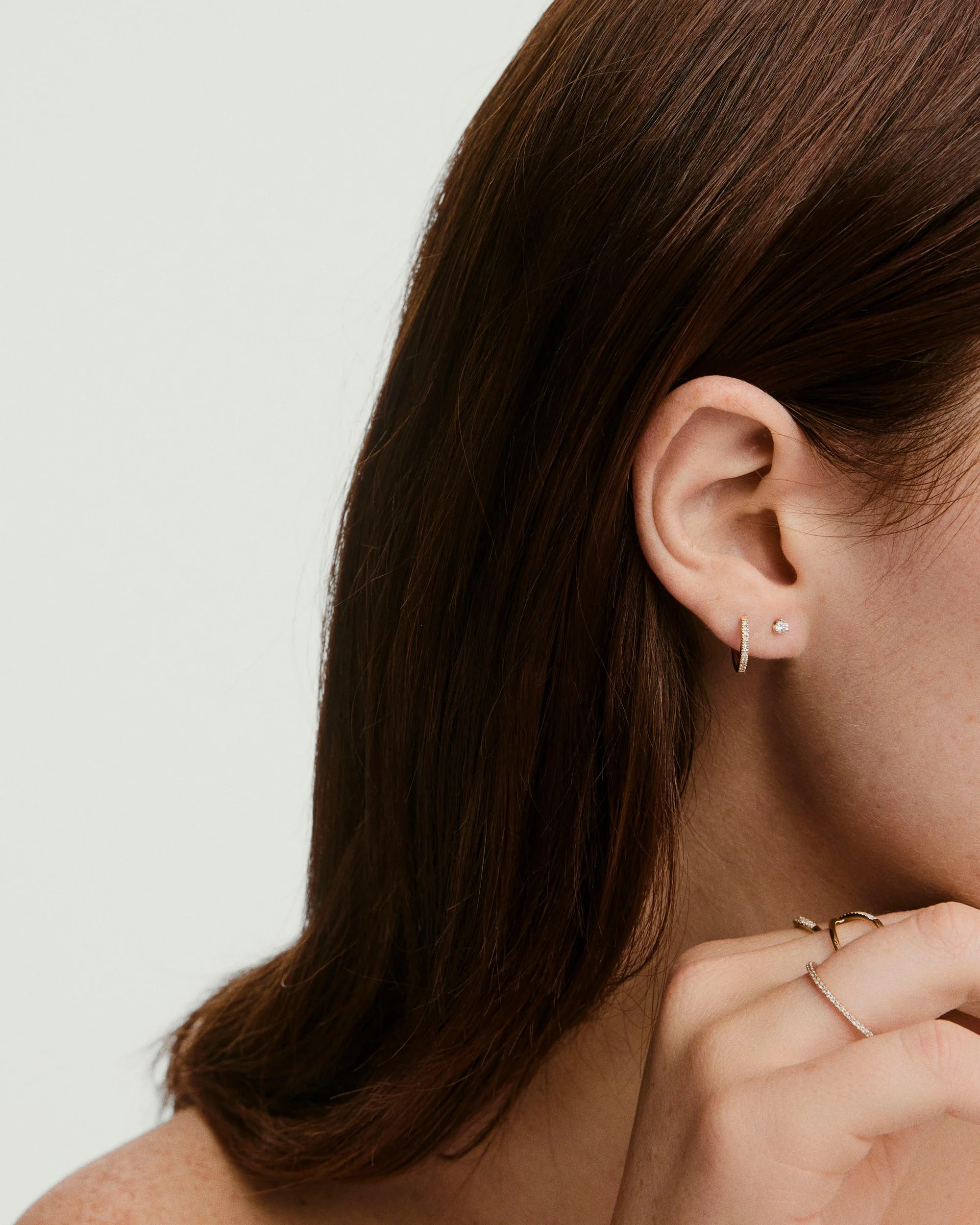 Single Diamond Mini Stud