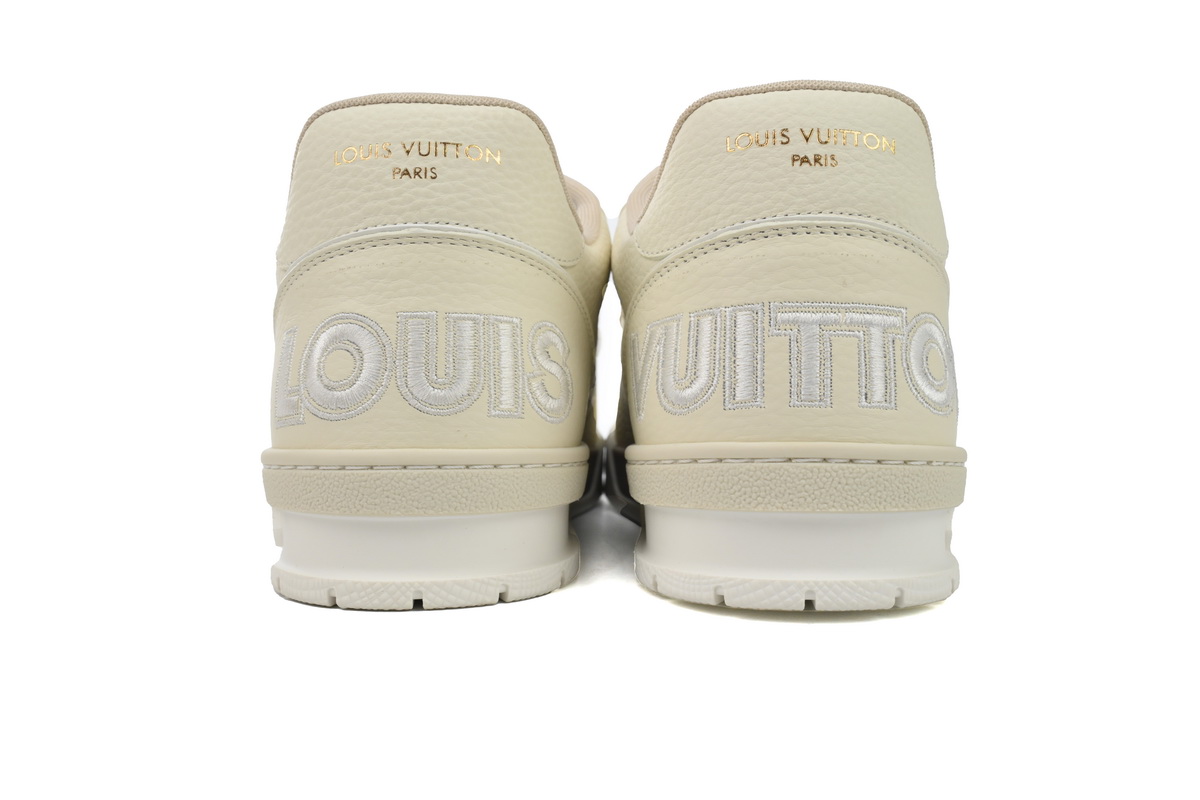 Pkkicks God Batch LOUIS VUITTON Trainer Monogram Flower Beige