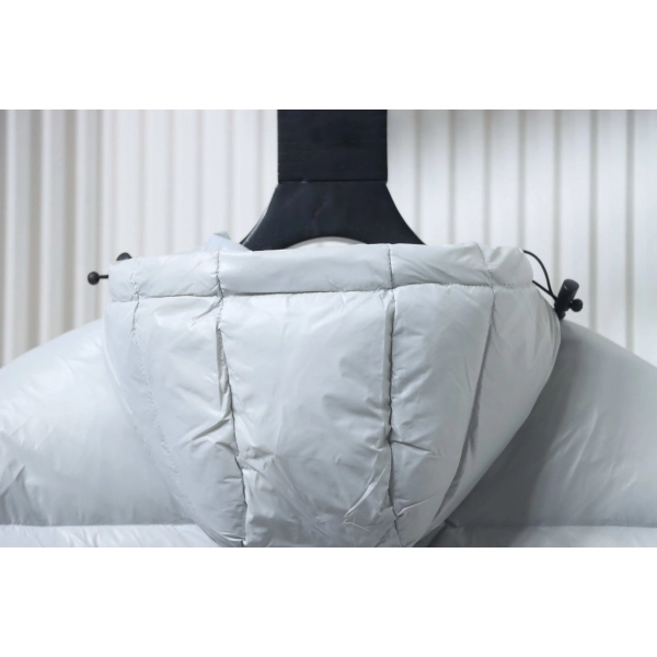 Canada Goose Puff Checkered Down Jacket White