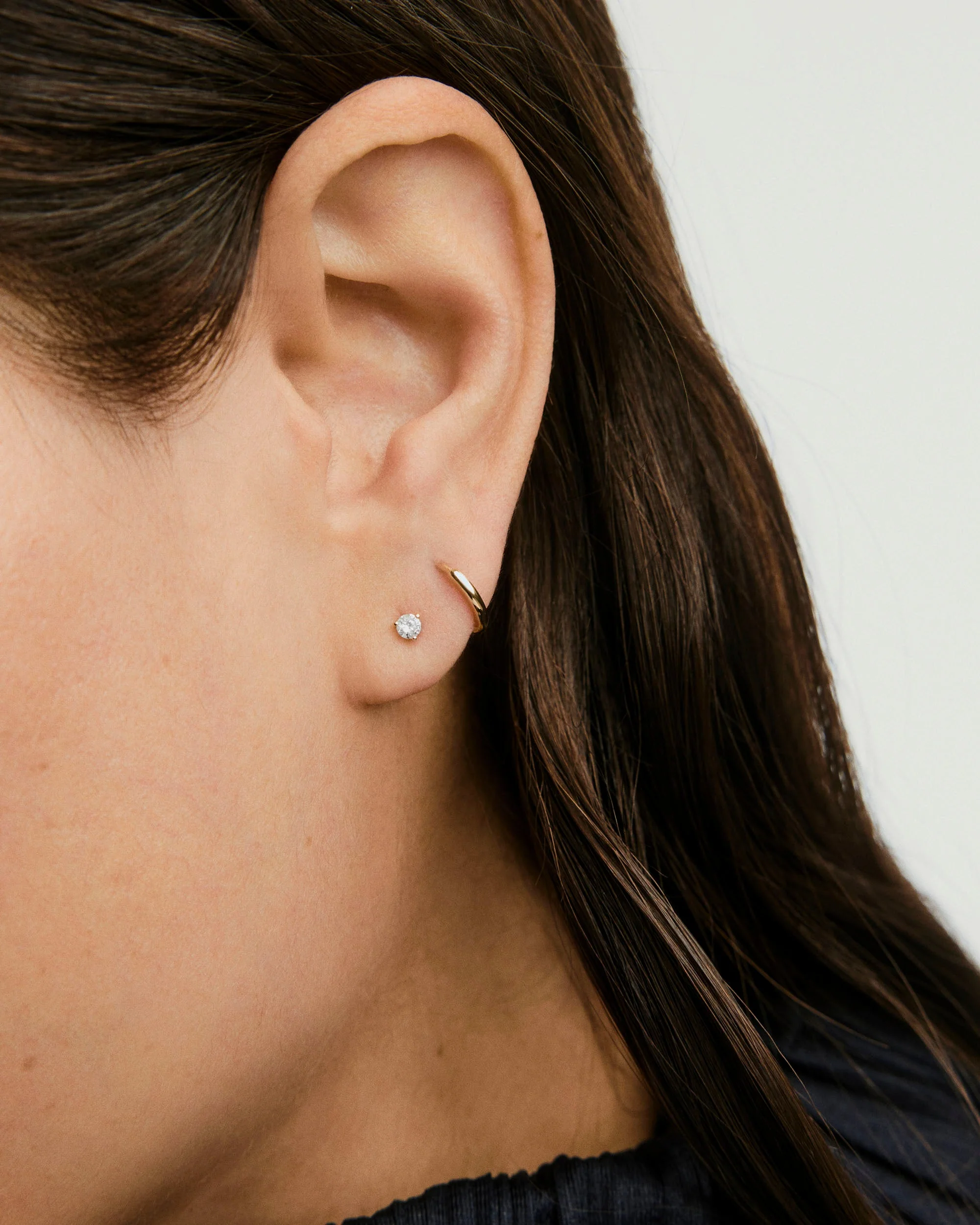 Single Diamond Mini Stud