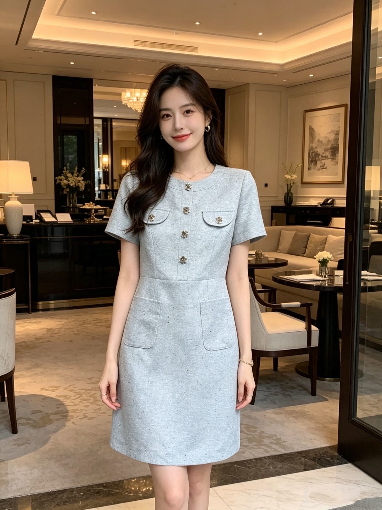 Chan New woven dress