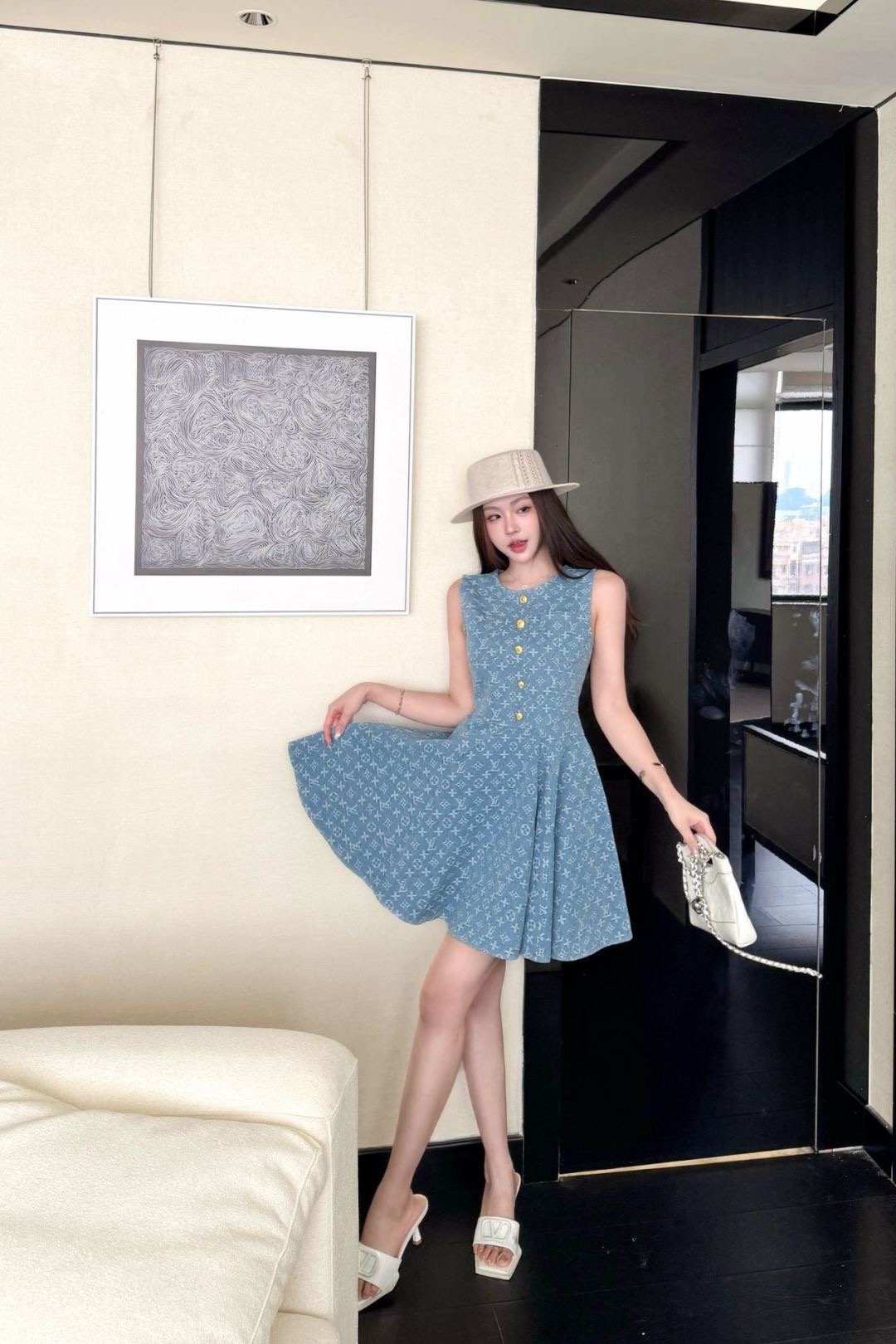Louis New denim dress