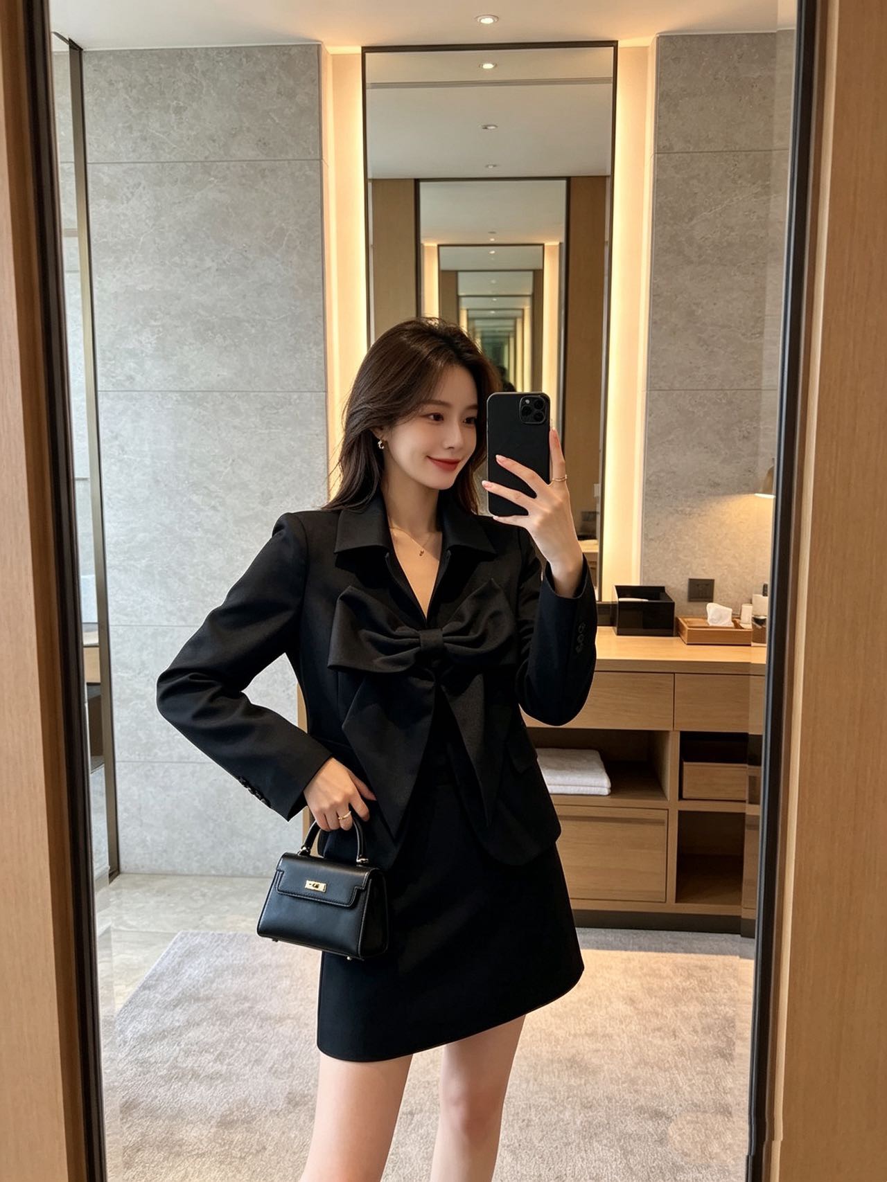 Chan New Socialite-style outfit
