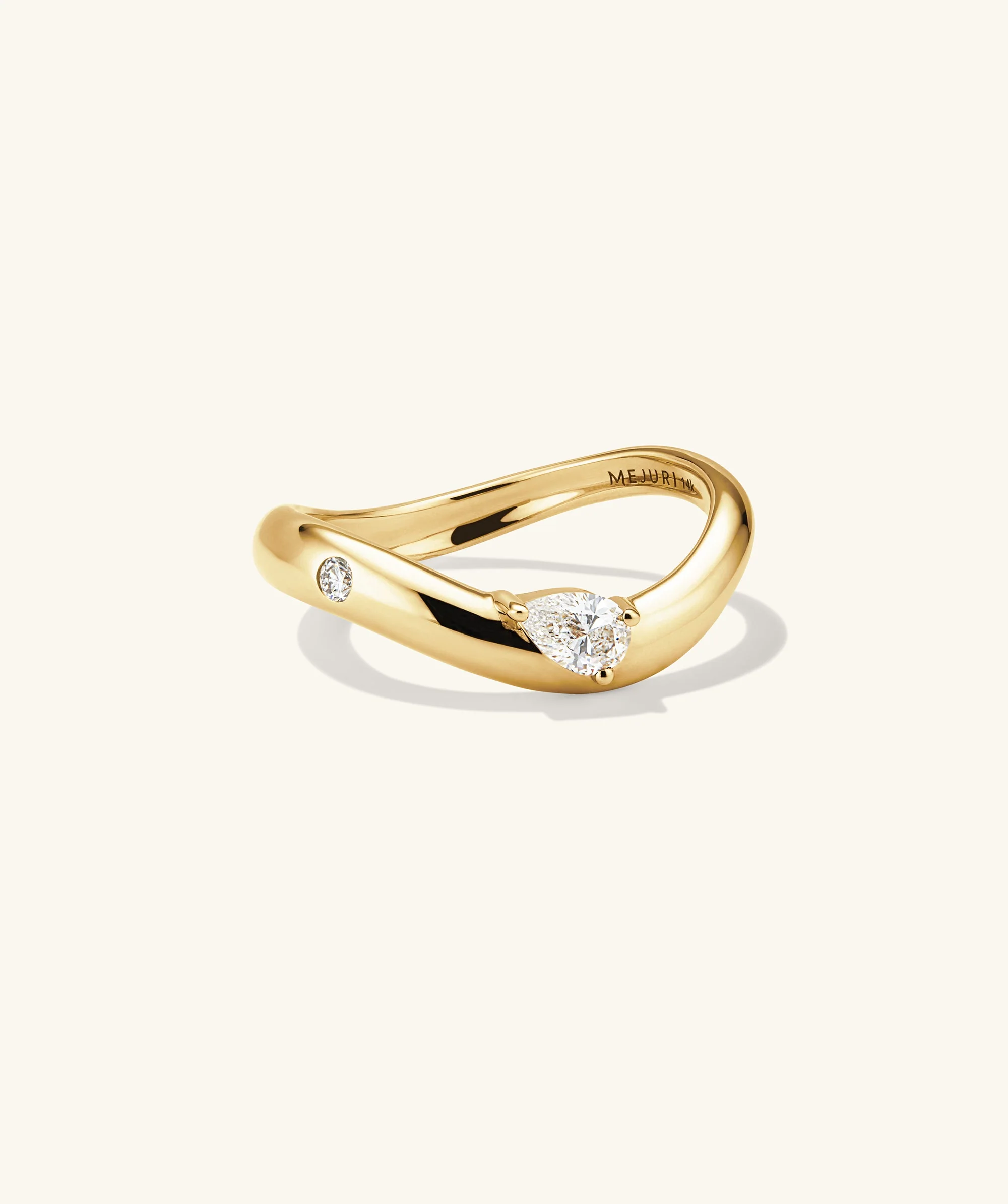 Dôme Figure Twin Ring