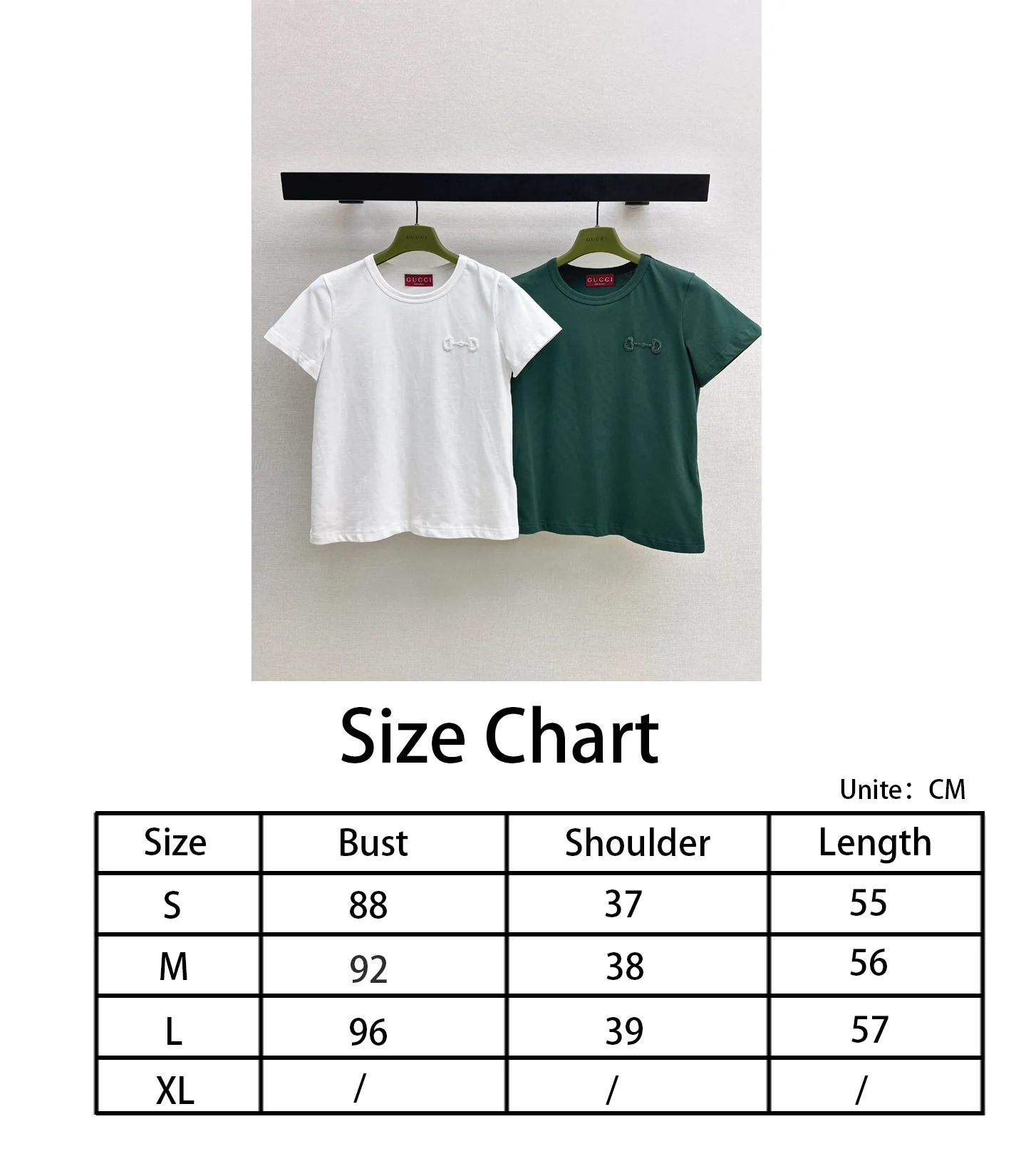 Guc NEW embroidery t-shirts