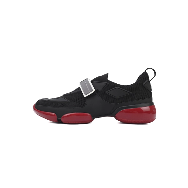 Prada Cloudbust Velcro sneakers Black and Red