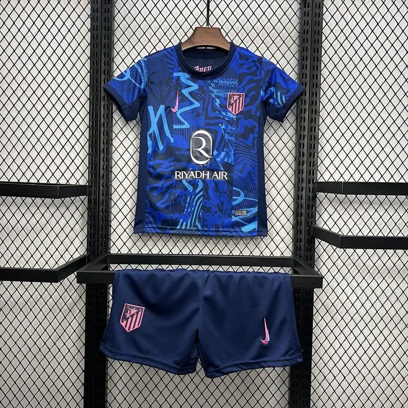 2024-25 Kids Atletico Madrid Third Jersey Kits