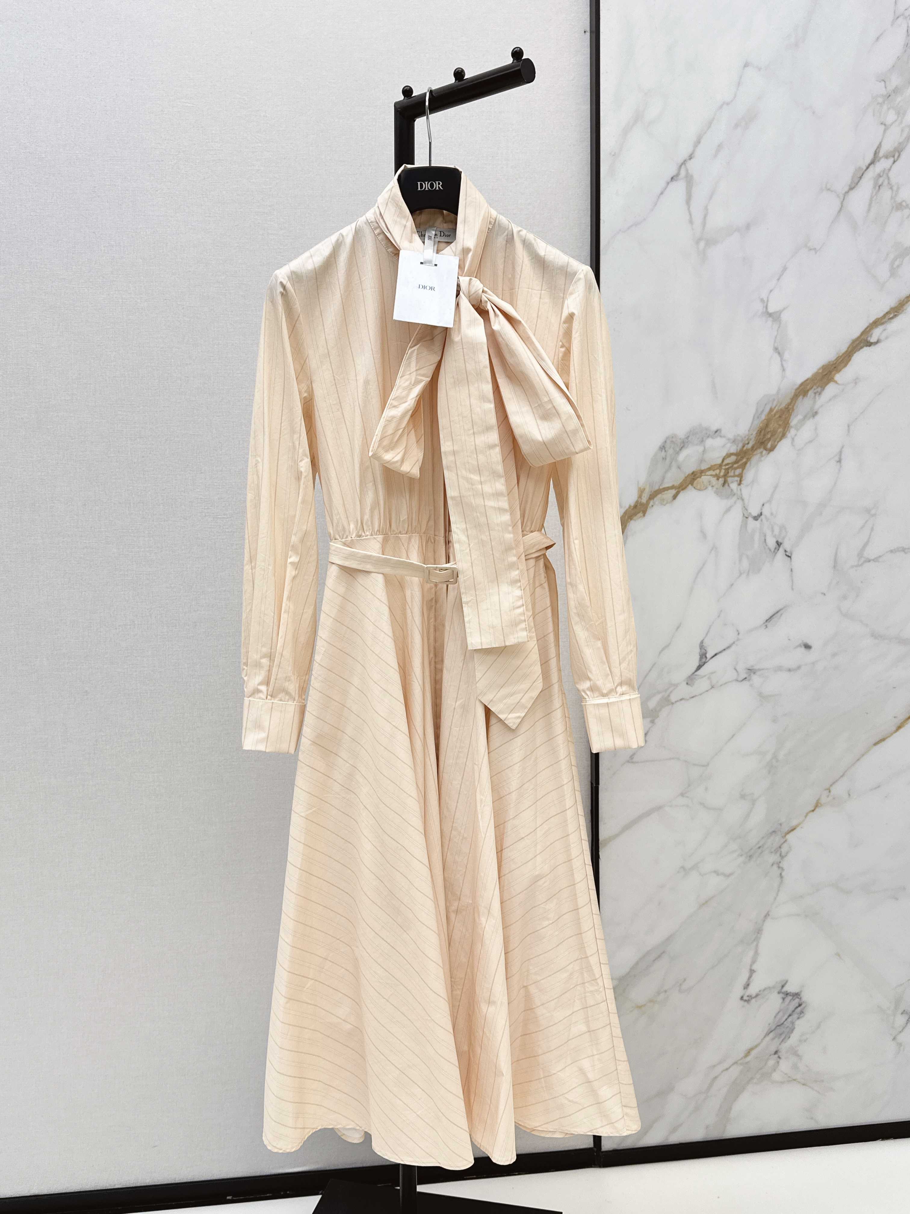 CD New stripe ribbon dress