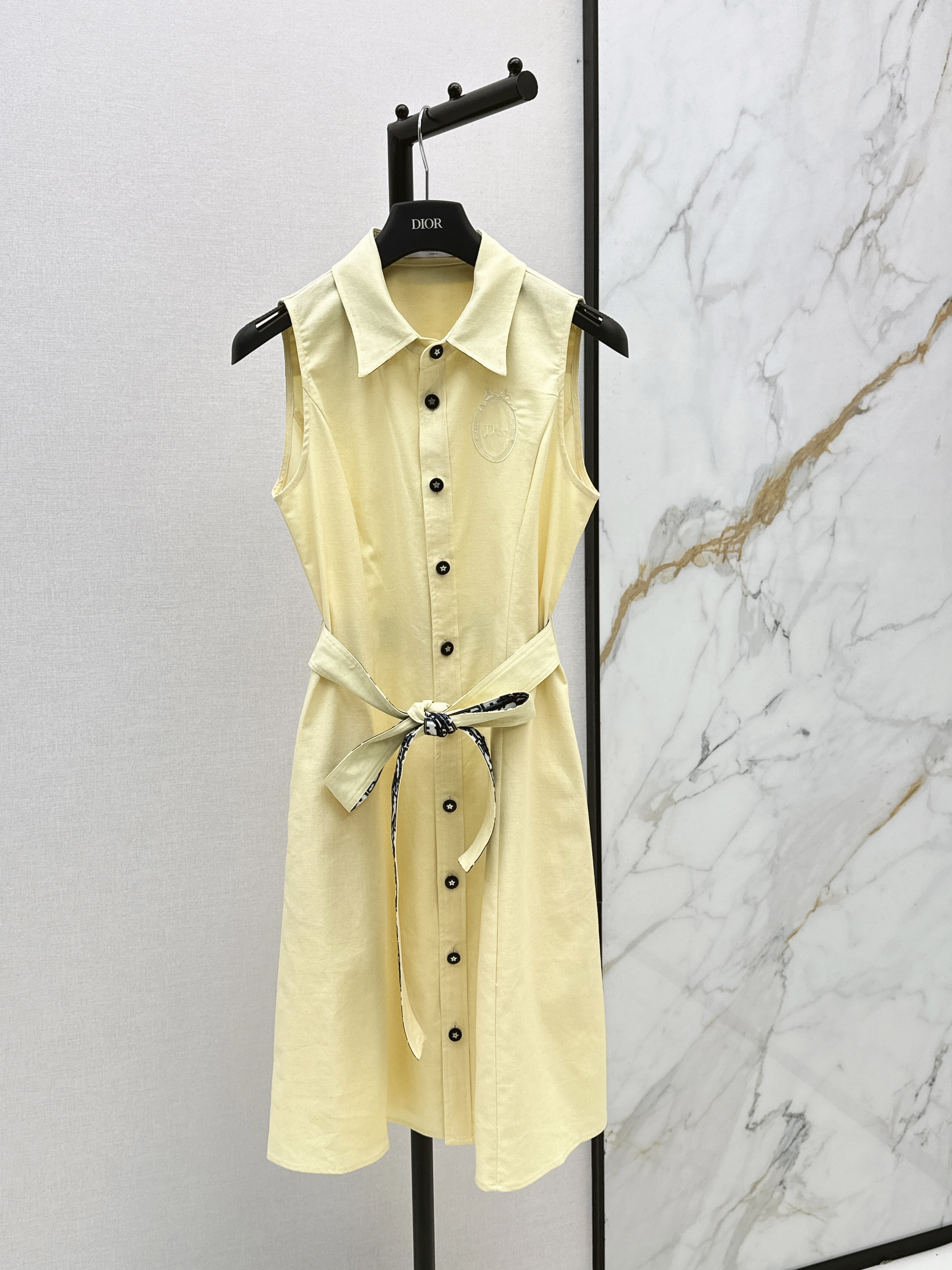 CD New Sleeveless Embroidered Dress