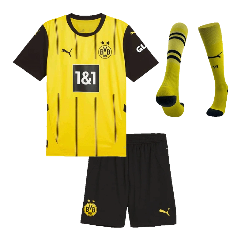 2024-25 Borussia Dortmund Home Custom Full Soccer Kit