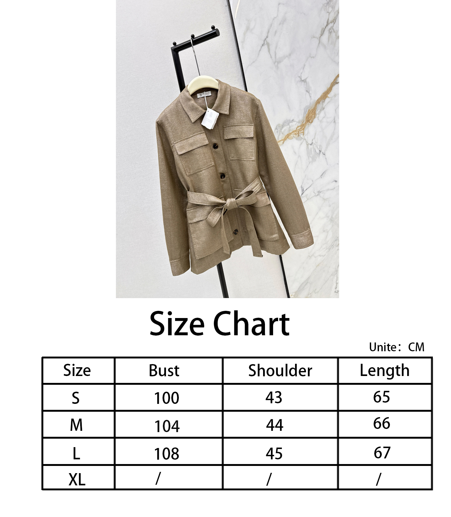 Brun NEW belted jacket