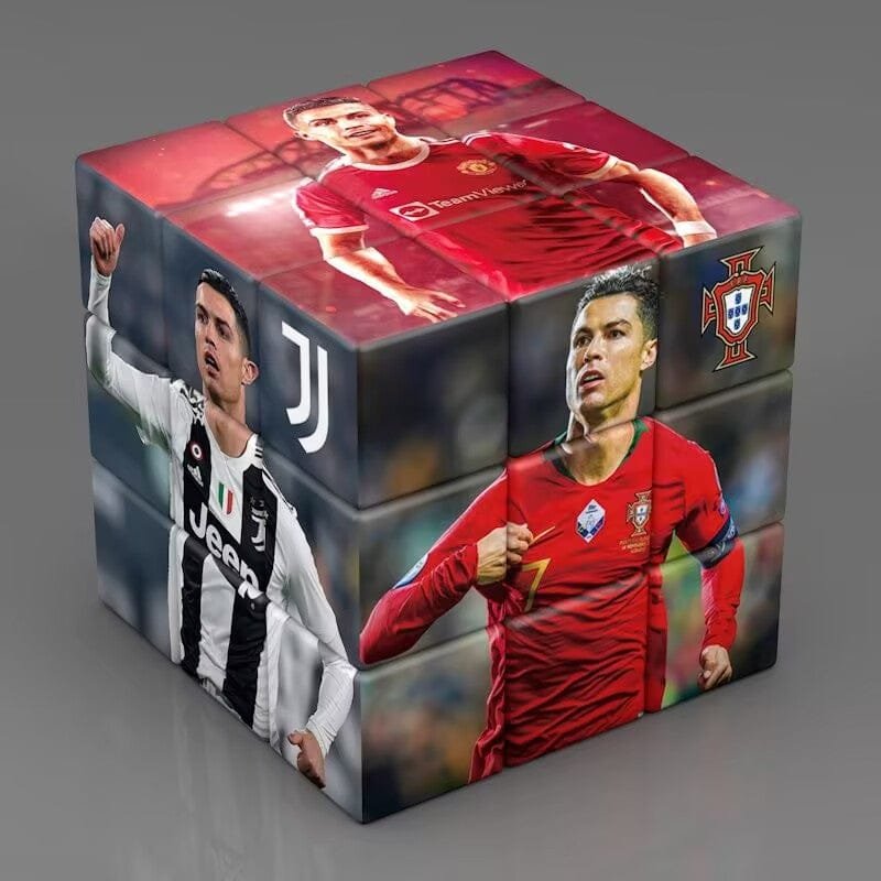 Cristiano Ronaldo  Messi  Neymar Jr  Rubix Cube