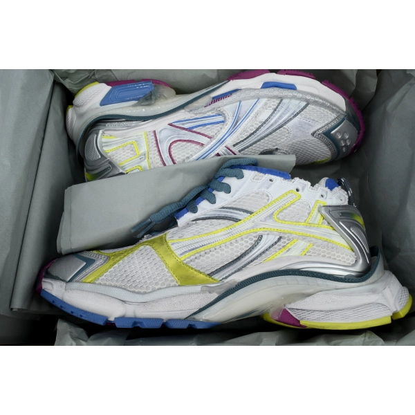 Balenciaga Runner Sneaker 'White Purple Blue' 772767 W3RMU 9547