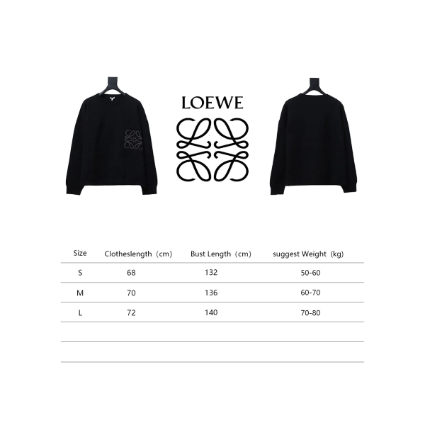 Loewe Pocket Printed Sweater 24Fw  black