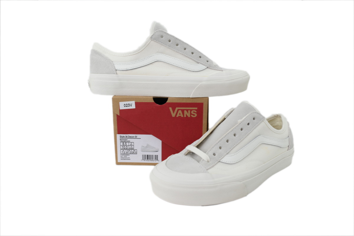 Vans Style 36 Decon Sf Shoes Grey/White VN0A3MVLQCS