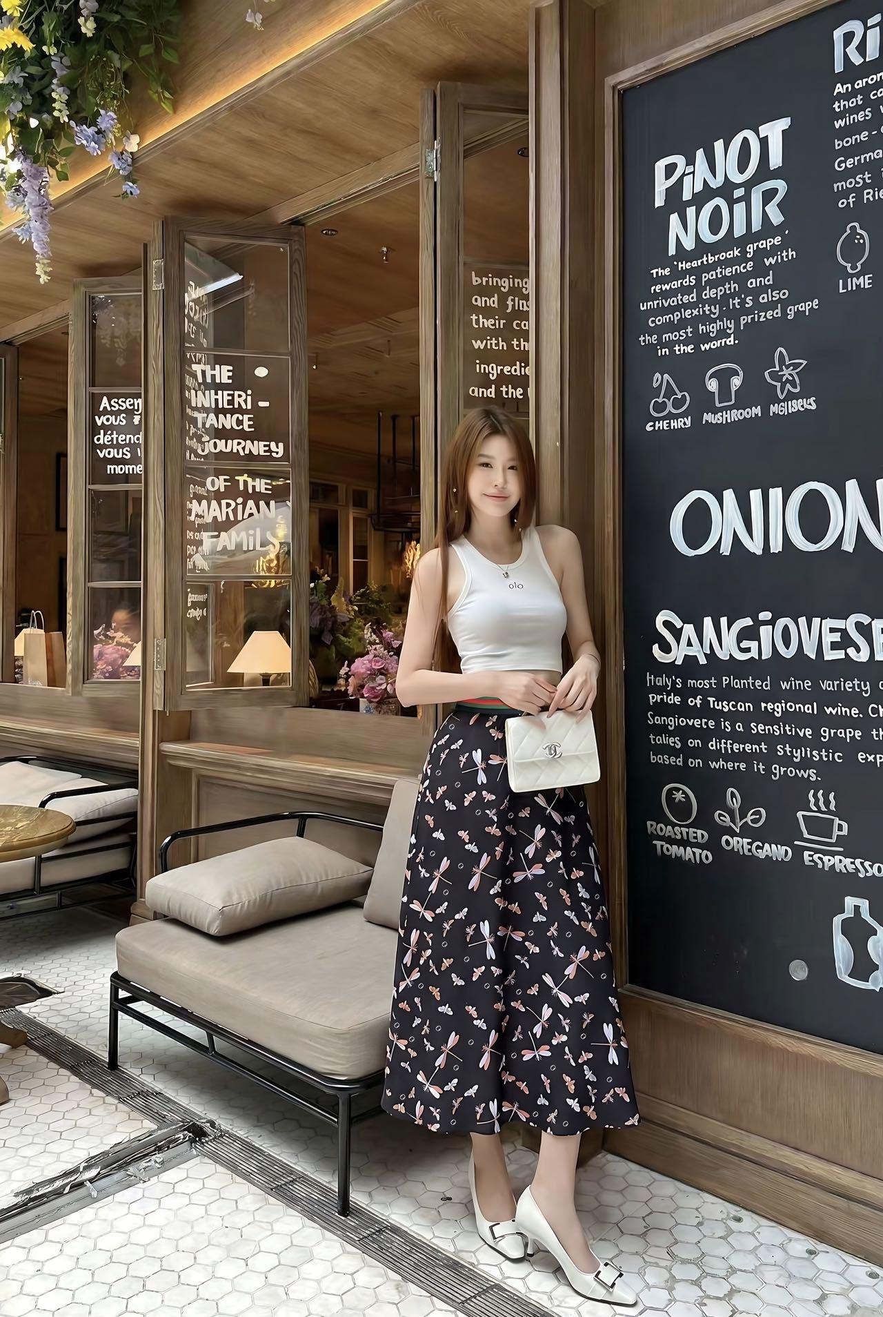 Guc New printed skirt