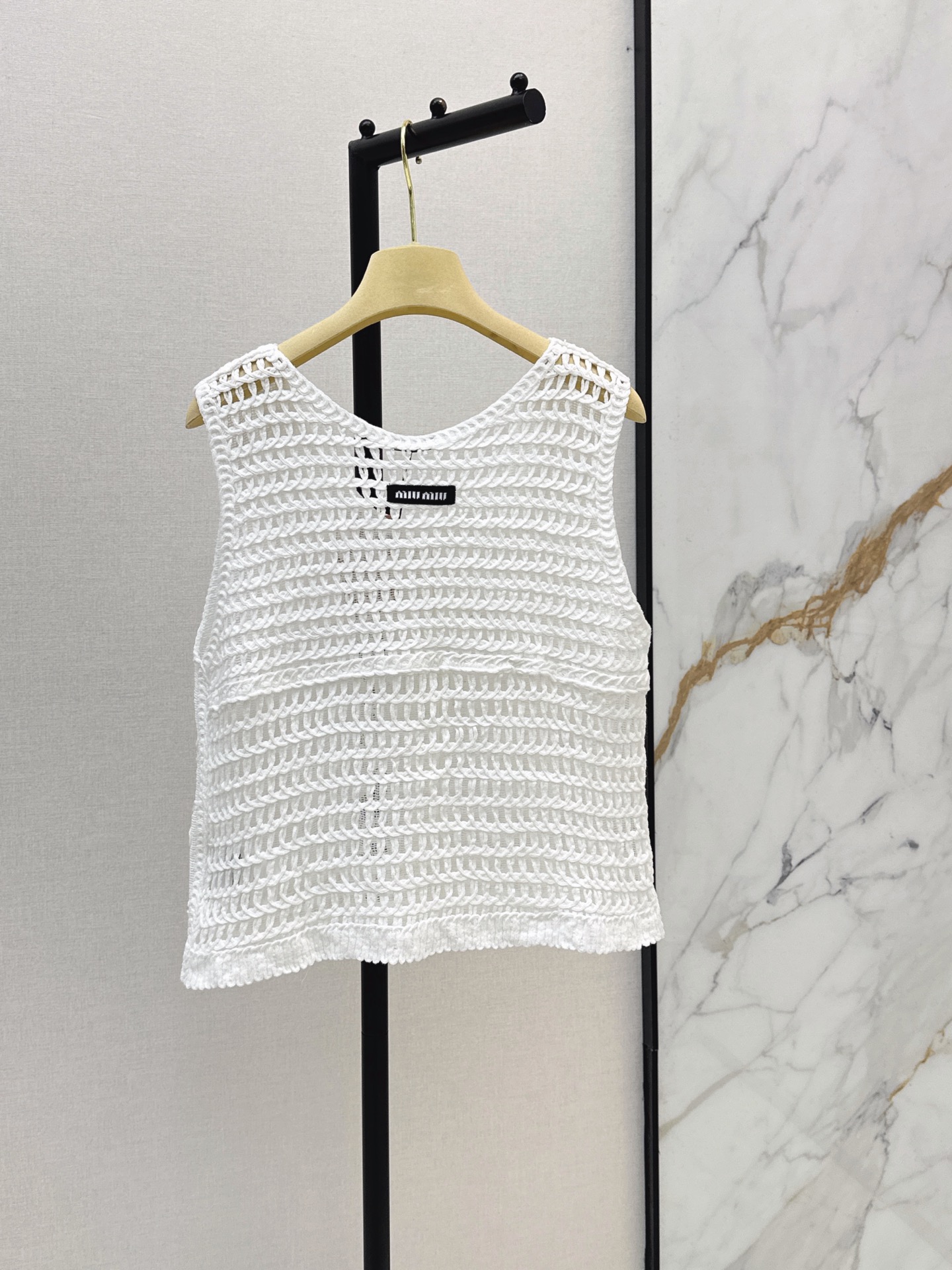 Miu New Bohemian Style Crochet Flower Vest