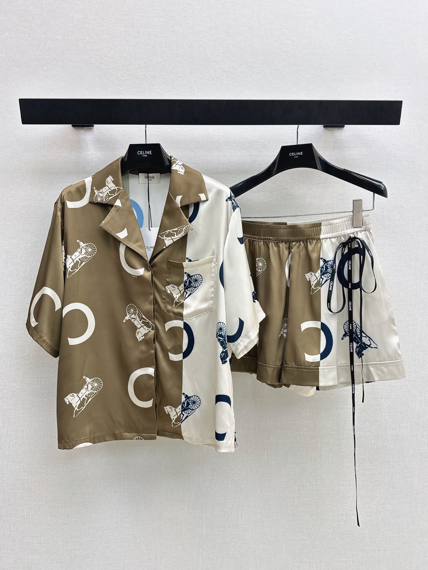 Celi New Color-block printed set