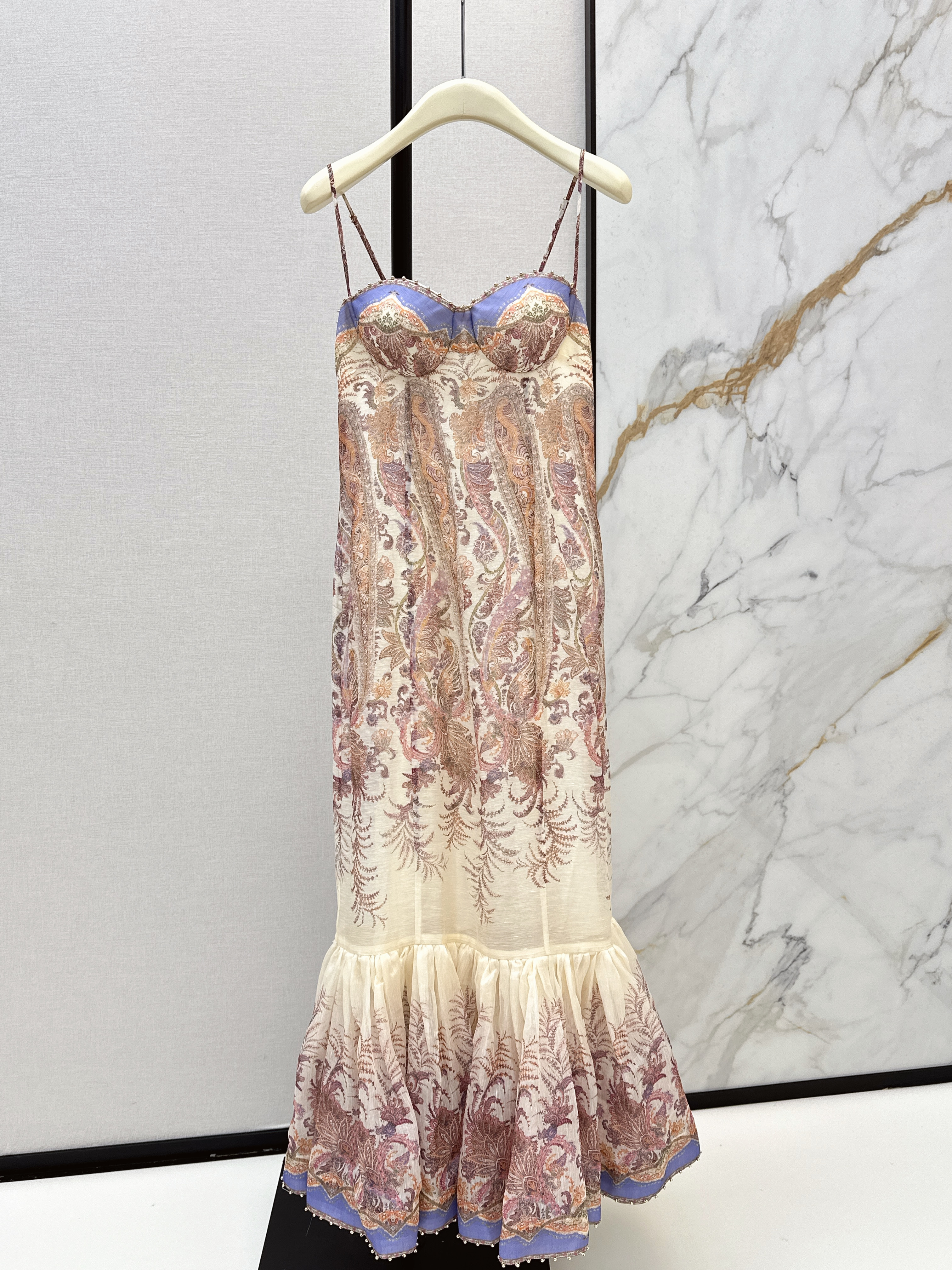 Zimm NEW print slip dress