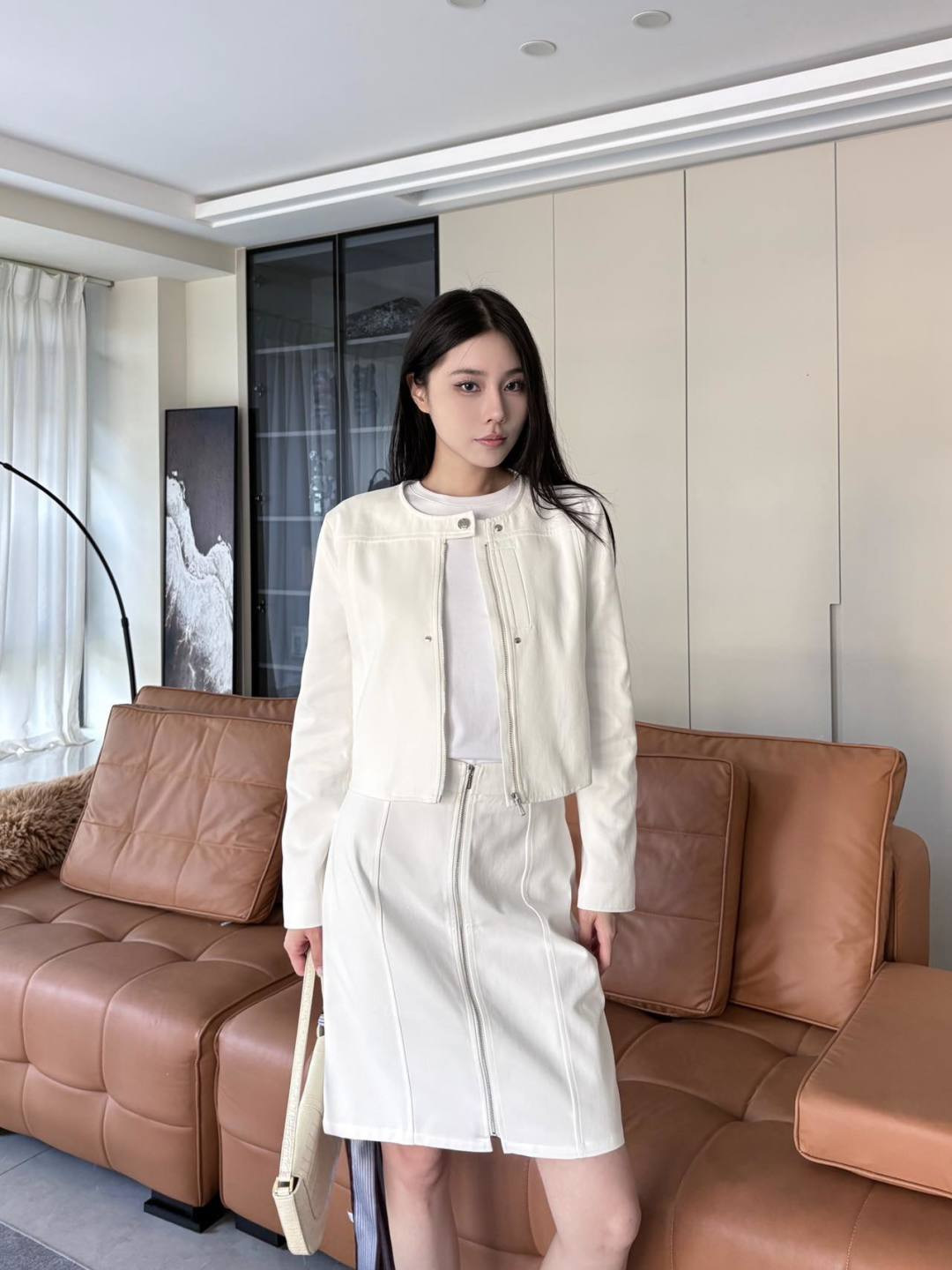 Herm New zipper skirt