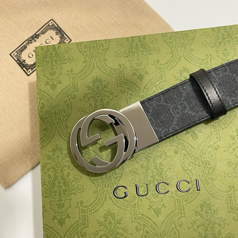 Gucci leather, it has a thick touch, with clear and distinct printed patterns.   Mens Belt Women belt Designers Belts Womens Mens Casual Smooth Buckle Belt Width 3.7cm with box