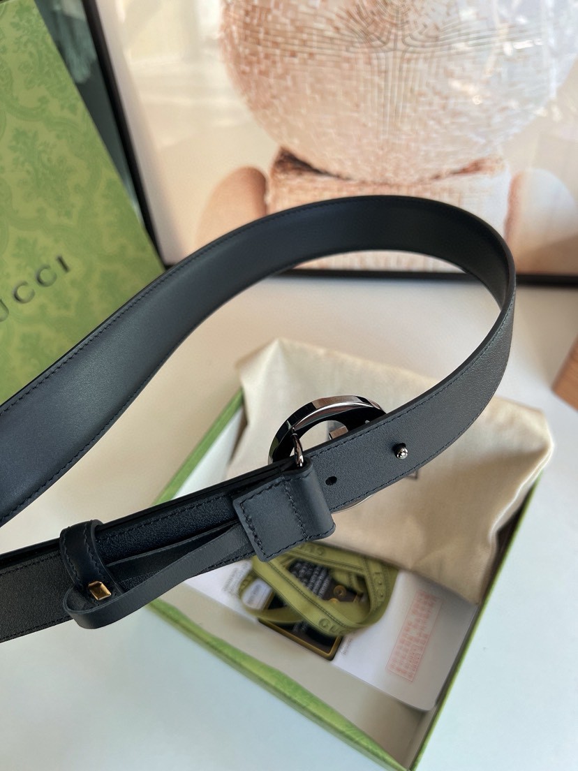 Gucci Fashion Classic  Belt Women belt Designers Belts Womens  Casual Smooth Buckle Belt Width 3.0cm with box