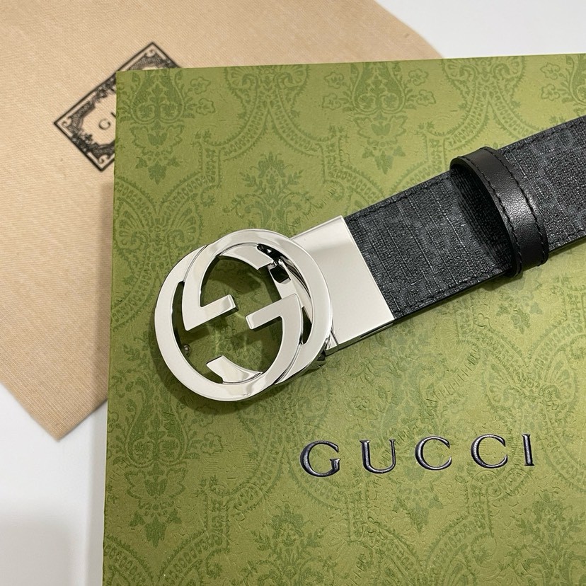 Gucci leather, it has a thick touch, with clear and distinct printed patterns.   Mens Belt Women belt Designers Belts Womens Mens Casual Smooth Buckle Belt Width 3.7cm with box