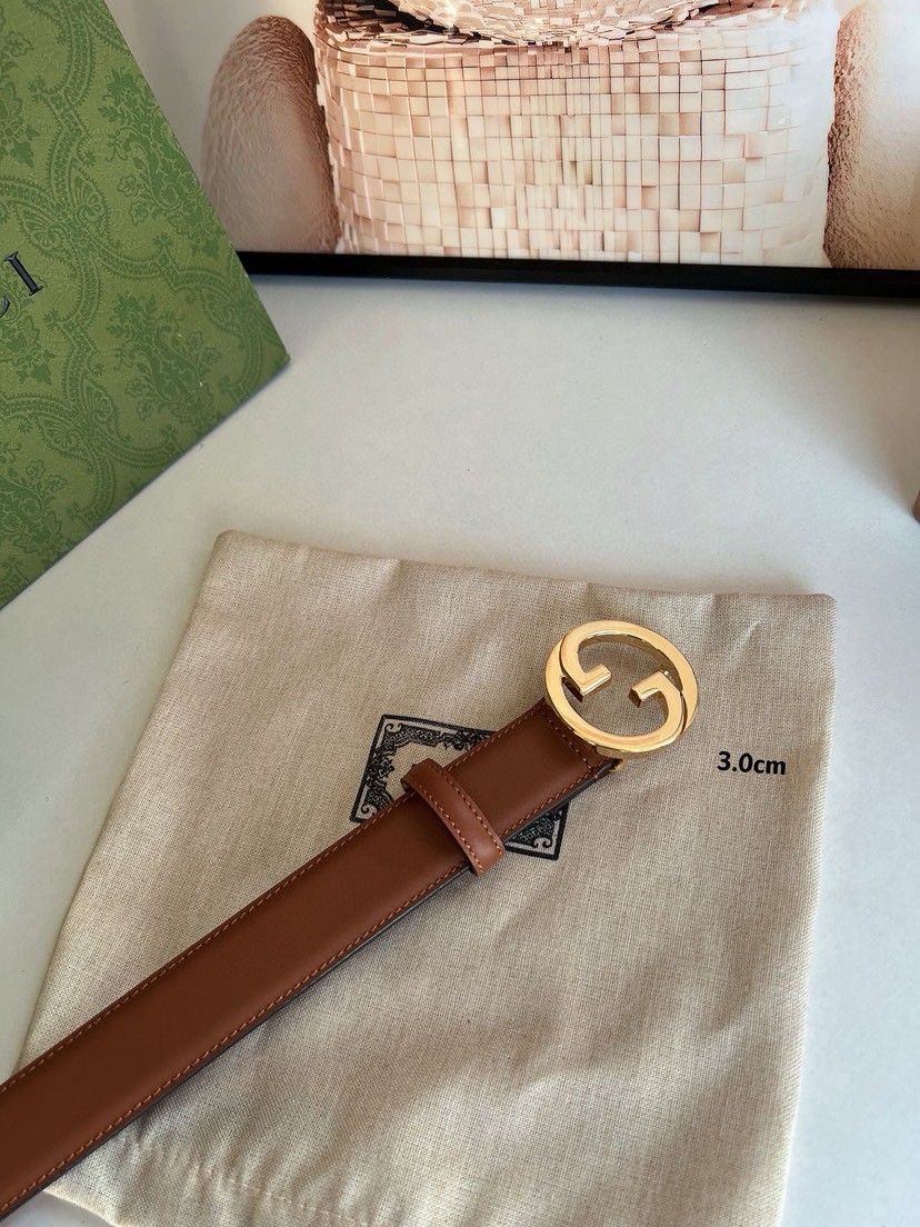 Gucci Fashion Classic  Belt Women belt Designers Belts Womens  Casual Smooth Buckle Belt Width 3.0cm with box