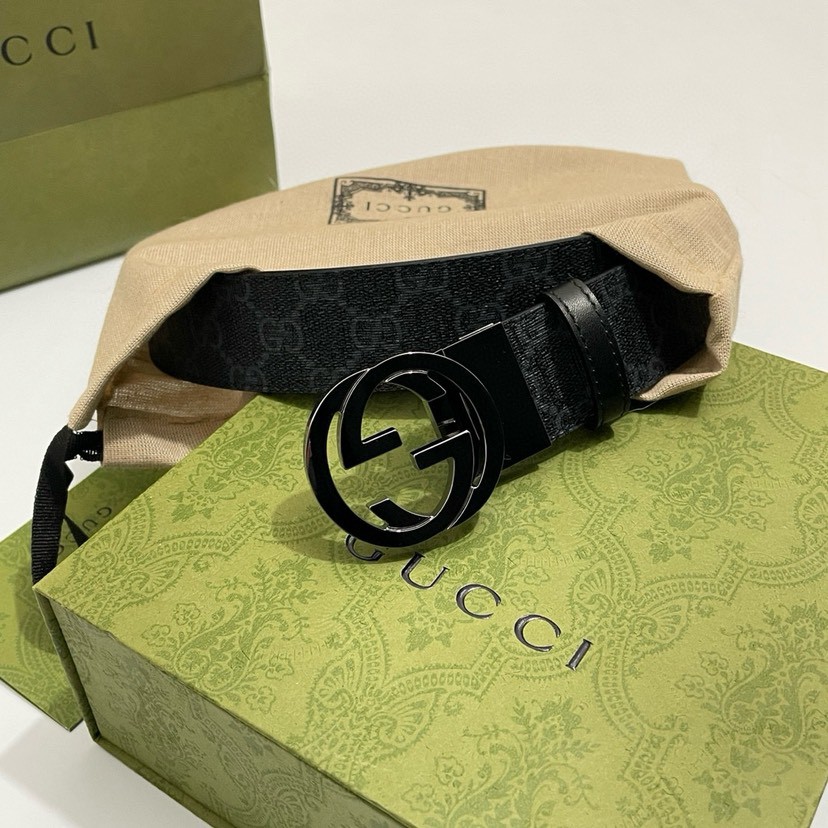 Gucci leather, it has a thick touch, with clear and distinct printed patterns.   Mens Belt Women belt Designers Belts Womens Mens Casual Smooth Buckle Belt Width 3.7cm with box