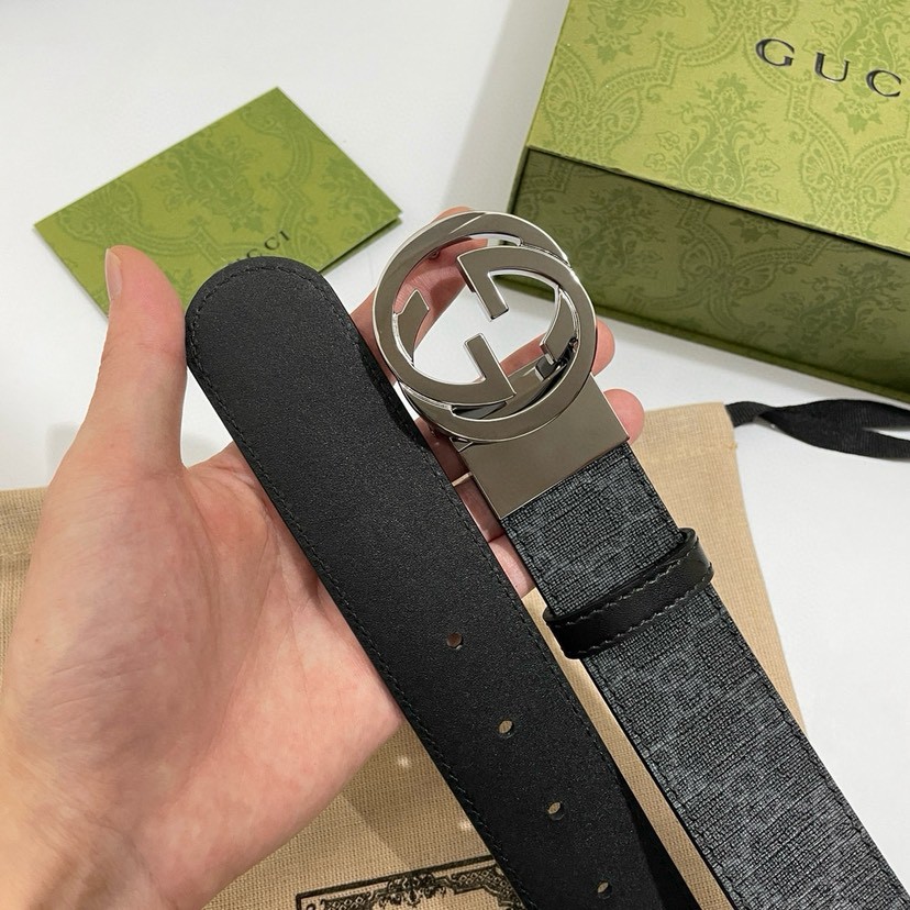 Gucci leather, it has a thick touch, with clear and distinct printed patterns.   Mens Belt Women belt Designers Belts Womens Mens Casual Smooth Buckle Belt Width 3.7cm with box