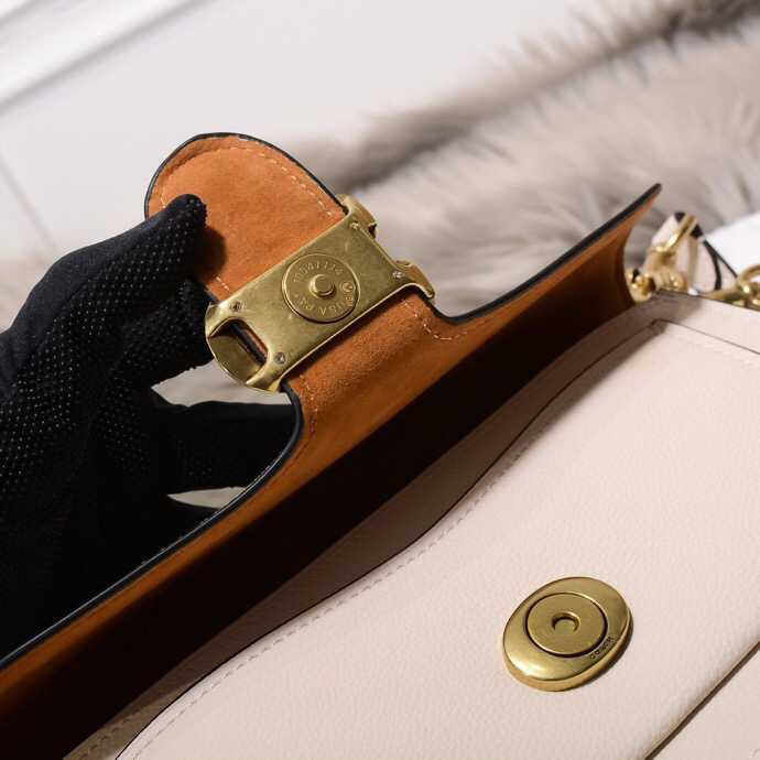 Coach Chic Small Square Leather Shoulder Crossbody Bag for Women - Latest Design for