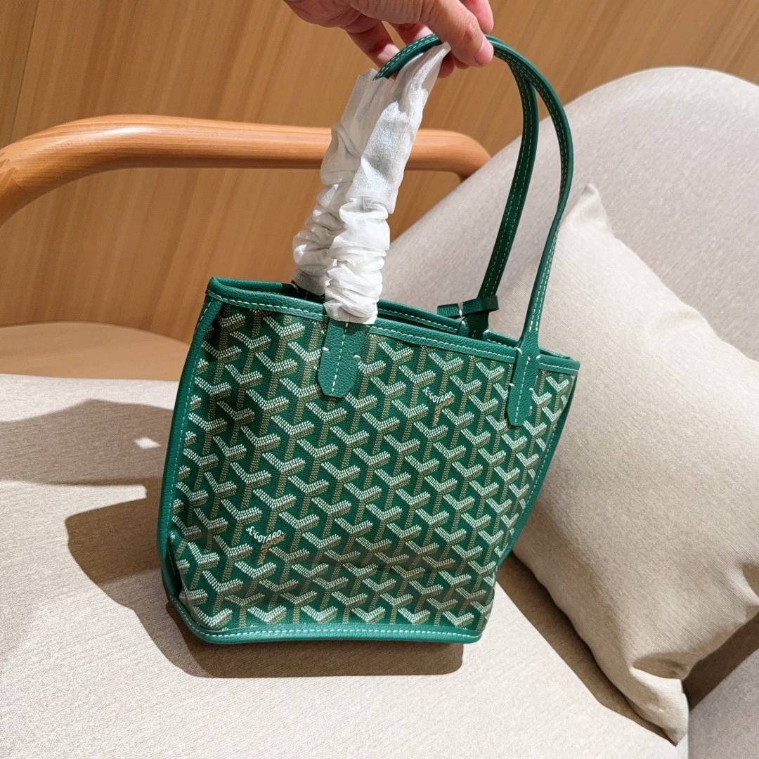 Goyard Tote bag Designer bag Women's Double-Sided Mini Handbag Luxury Shoulder Bag Fashion Leather Multifunctional High-Quality Large Capacity Open Handbag Shopping Bag