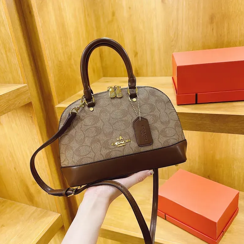 COACH Designer Bag Fashion Luxury Bag Medium Handbag Shoulder Bag Crossbody Purse Ladies Fashion Mini Bag High Quality Leather Zipper Armpit Bag New Shoulder Bag