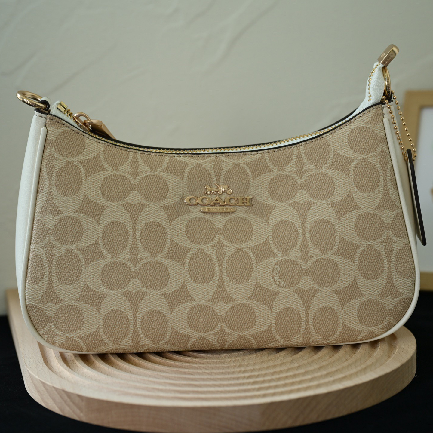 COACH Designer Bag Fashion Luxury Bag Medium Handbag Shoulder Bag Crossbody Purse Ladies Fashion Mini Bag High Quality Leather Zipper Armpit Bag New Shoulder Bag