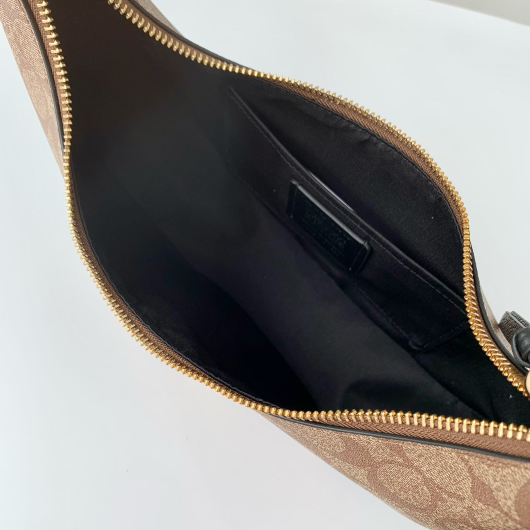 COACH Designer Bag Fashion Luxury Bag Medium Handbag Shoulder Bag Crossbody Purse Ladies Fashion Mini Bag High Quality Leather Zipper Armpit Bag New Shoulder Bag