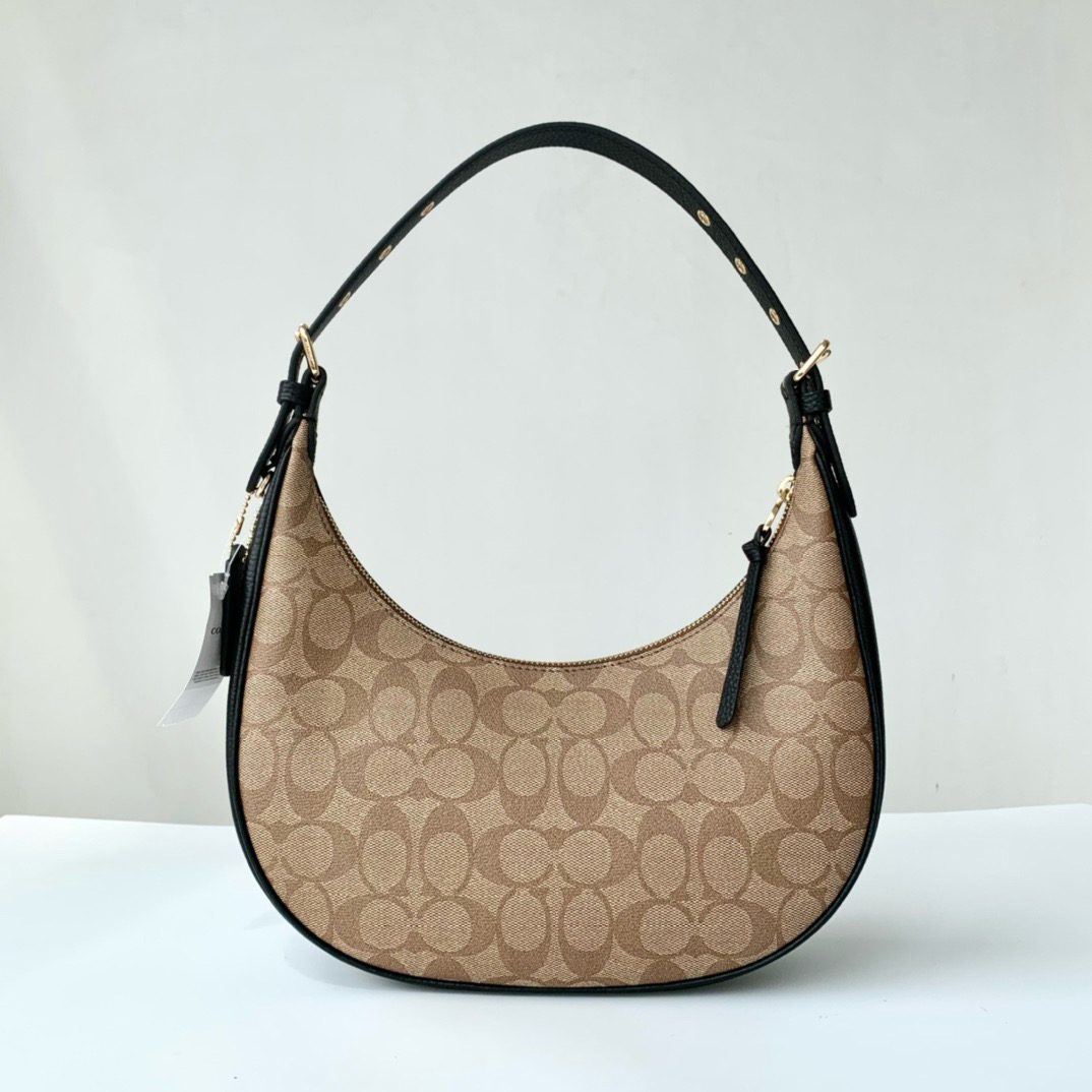 COACH Designer Bag Fashion Luxury Bag Medium Handbag Shoulder Bag Crossbody Purse Ladies Fashion Mini Bag High Quality Leather Zipper Armpit Bag New Shoulder Bag