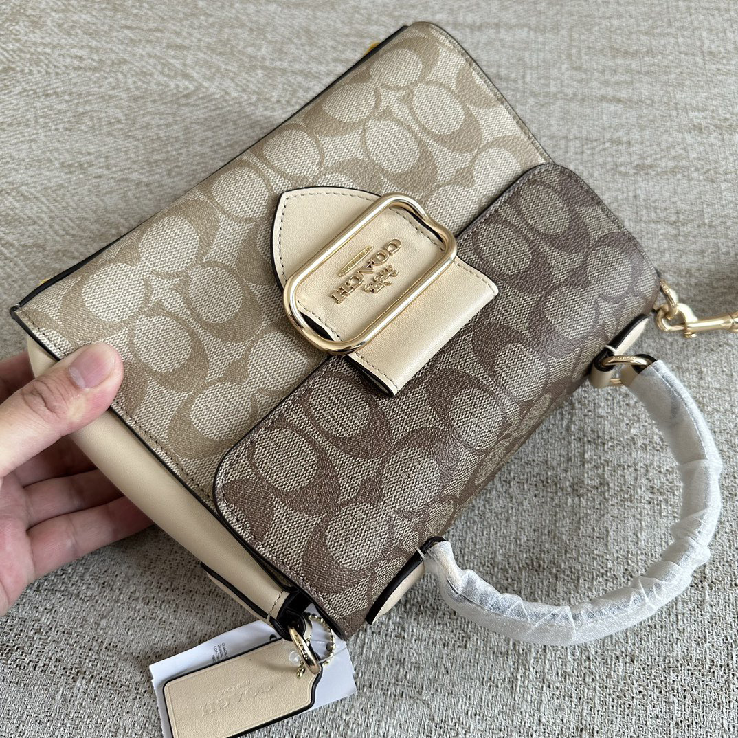 COACH Designer Bag Fashion Luxury Bag Medium Handbag Shoulder Bag Crossbody Purse Ladies Fashion Mini Bag High Quality Leather Zipper Armpit Bag New Shoulder Bag