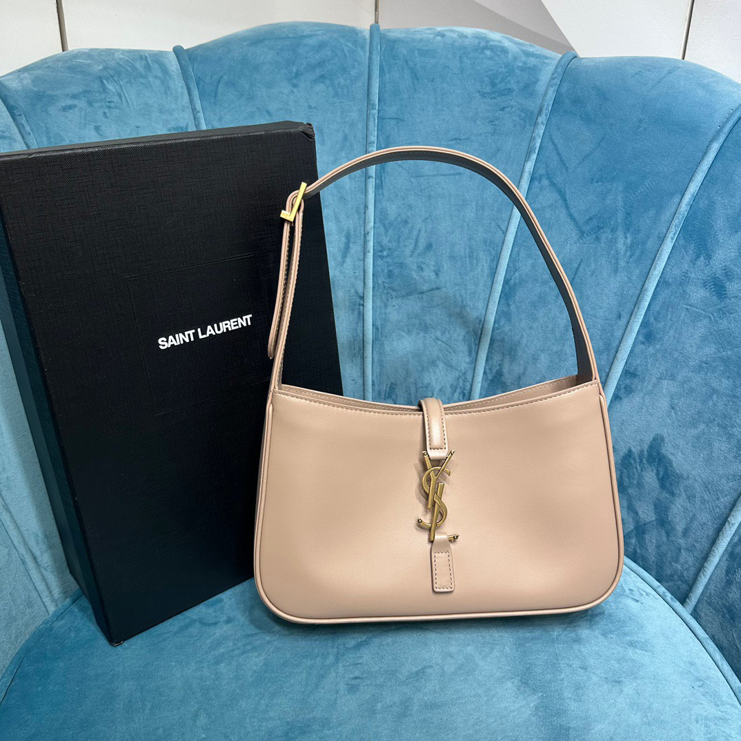 YSL Fashion Designer Bag Luxury Bag Hobo Shoulder Bag New Women's Bag Versatile Shoulder Crossbody Monogram Shoulder Bag Texture Underarm Handbag Commuting Simple Bag