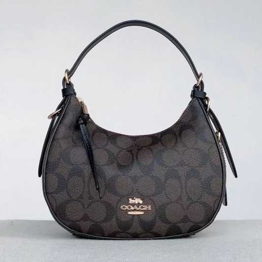 COACH Designer Bag Fashion Luxury Bag Medium Handbag Shoulder Bag Crossbody Purse Ladies Fashion Mini Bag High Quality Leather Zipper Armpit Bag New Shoulder Bag