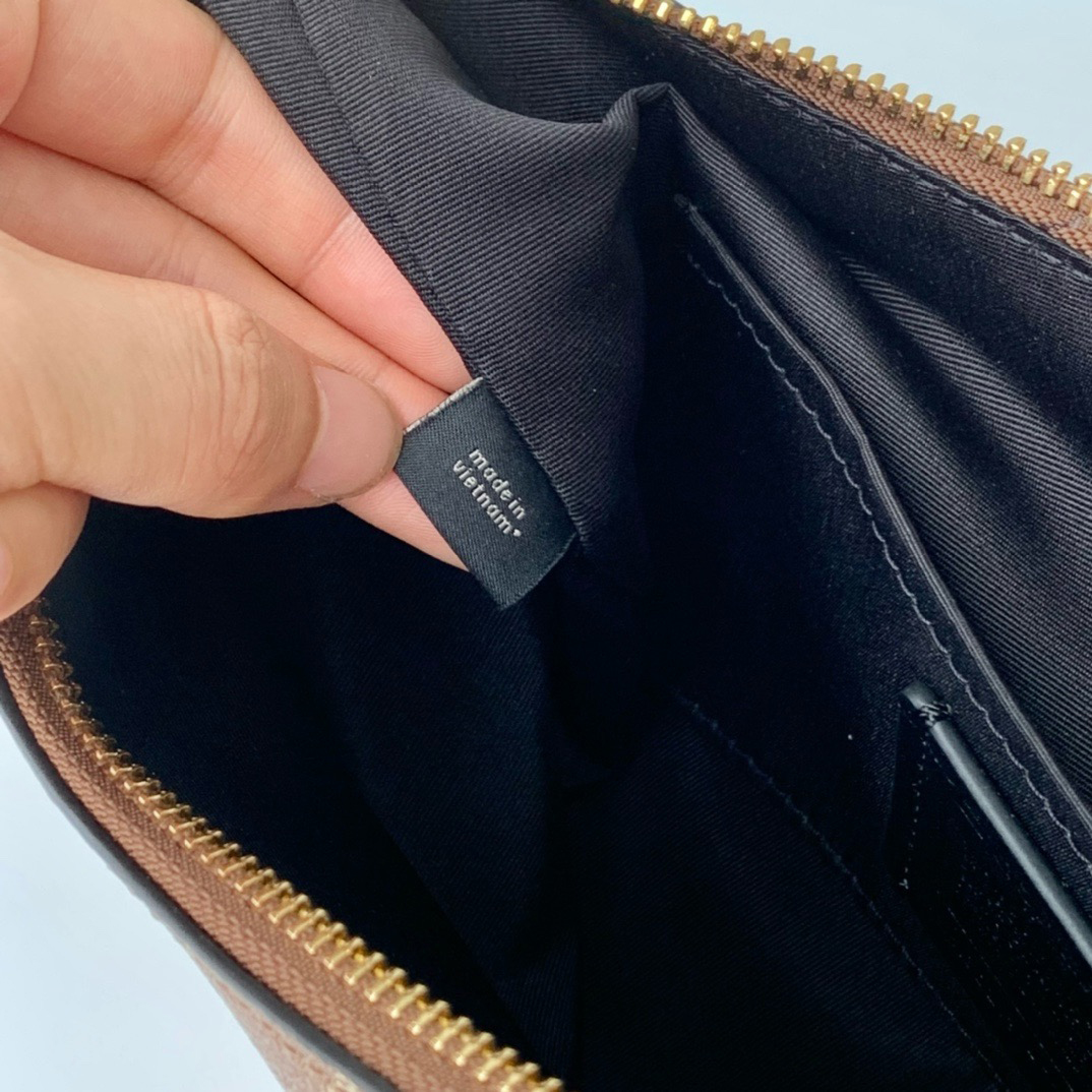 COACH Designer Bag Fashion Luxury Bag Medium Handbag Shoulder Bag Crossbody Purse Ladies Fashion Mini Bag High Quality Leather Zipper Armpit Bag New Shoulder Bag