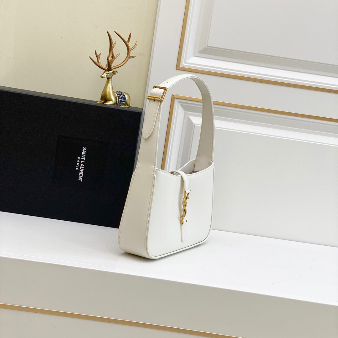 YSL Fashion Designer Bag Luxury Bag Hobo Shoulder Bag New Women's Bag Versatile Shoulder Crossbody Monogram Shoulder Bag Texture Underarm Handbag Commuting Simple Bag