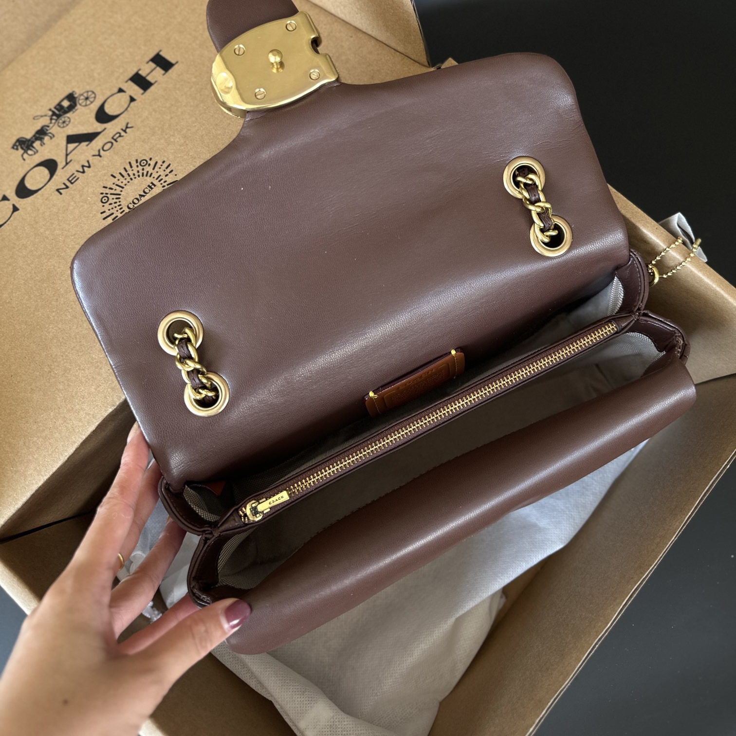 Cosch High Quality Leather Designer Bag Fashion Quilted Chain Bag Shoulder Bag Women Crossbody Bag Envelope Bag Wallets Classic flap Luxury Handbag Lady Clutch Bag