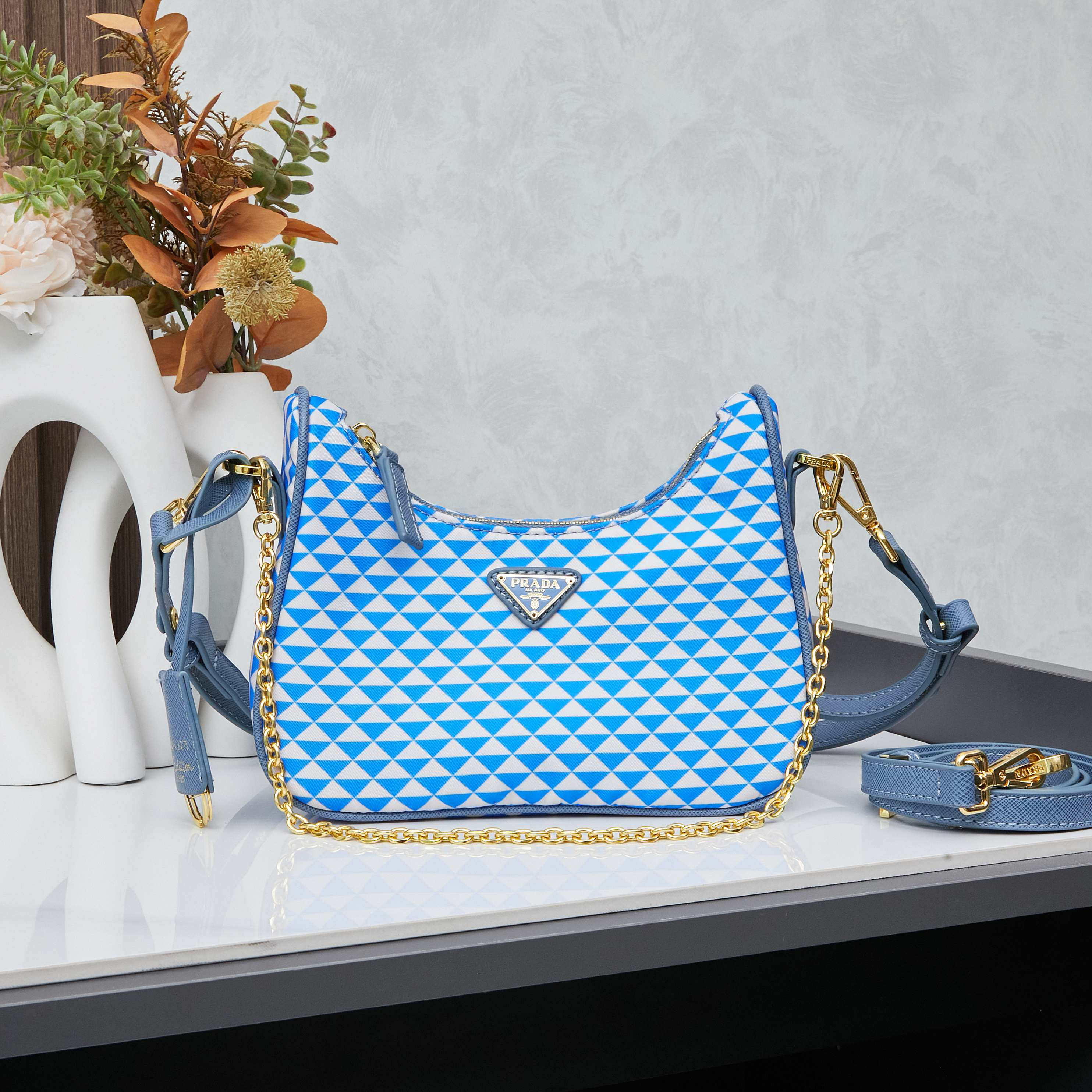 Prada High Quality Designer Bag Handbags Leather Chain Bag Shoulder Bags Fashion Crossbody Purses Designer Luxury Bag Woman Hand bag Bags