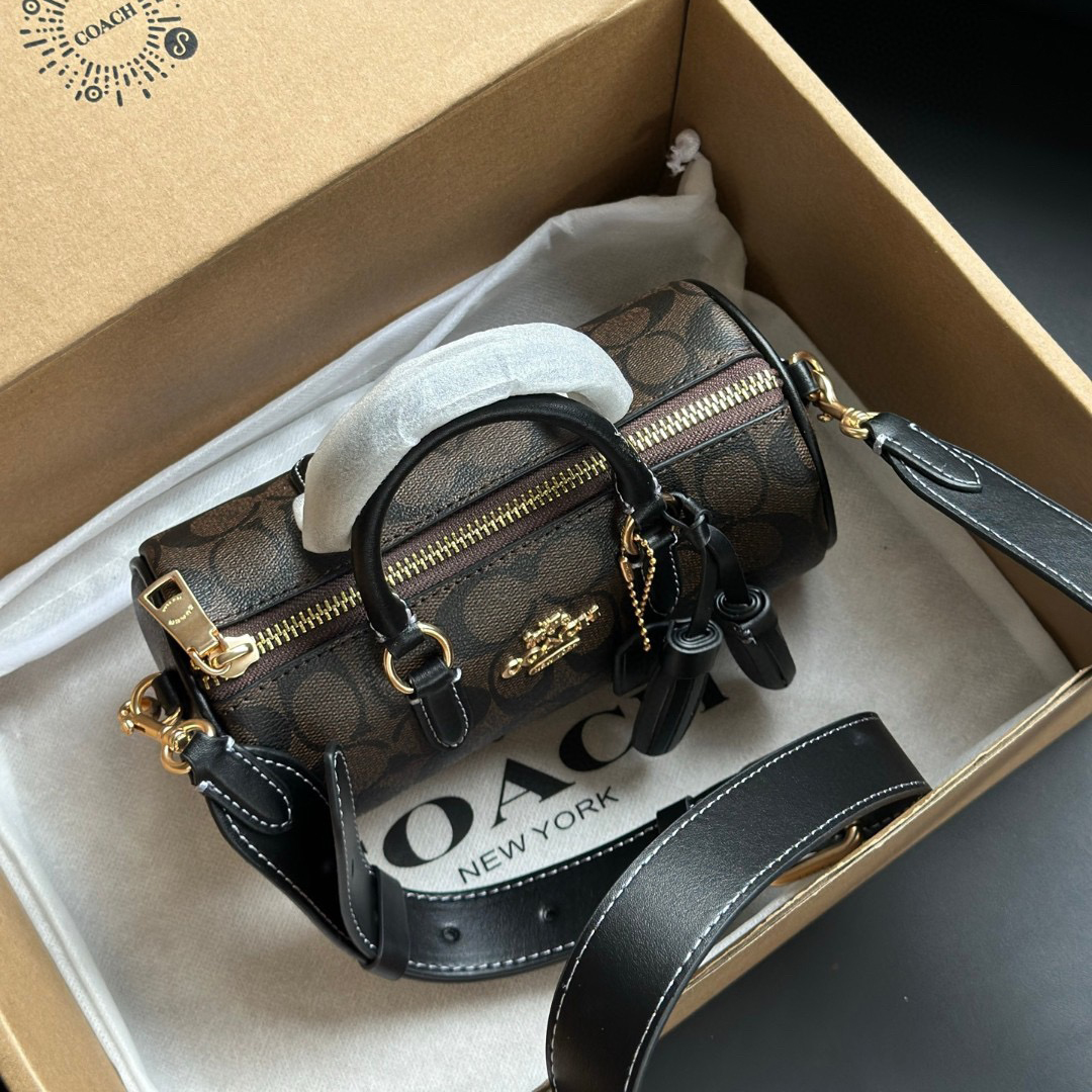 Coach Designer Bag Luxury Bag Shoulder Bag Women's Bag Versatile Shoulder Crossbody Mini Monogram Shoulder bag Texture Underarm Handbag Commuting Simple bag