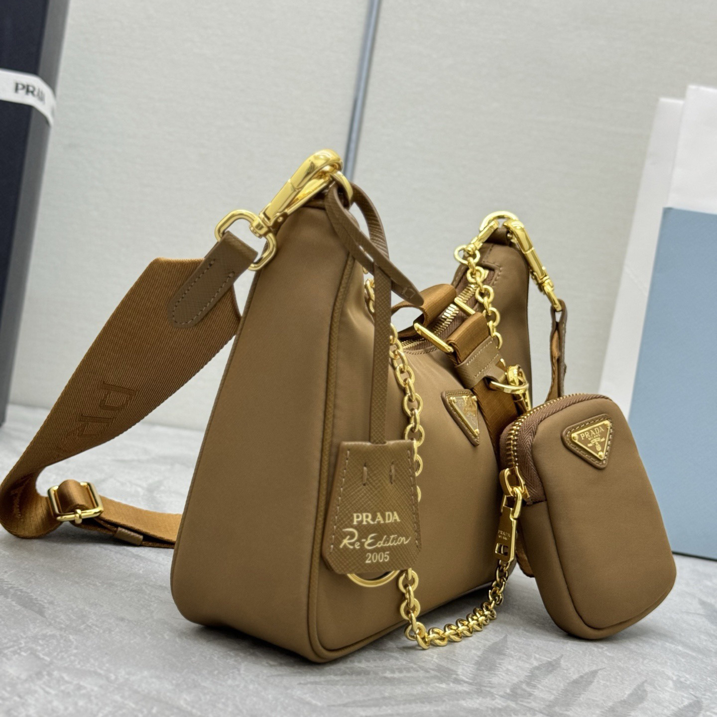 Prada High Quality Designer Bag Handbags Leather Chain Bag Shoulder Bags Fashion Crossbody Purses Designer Luxury Bag Woman Hand bag Bags
