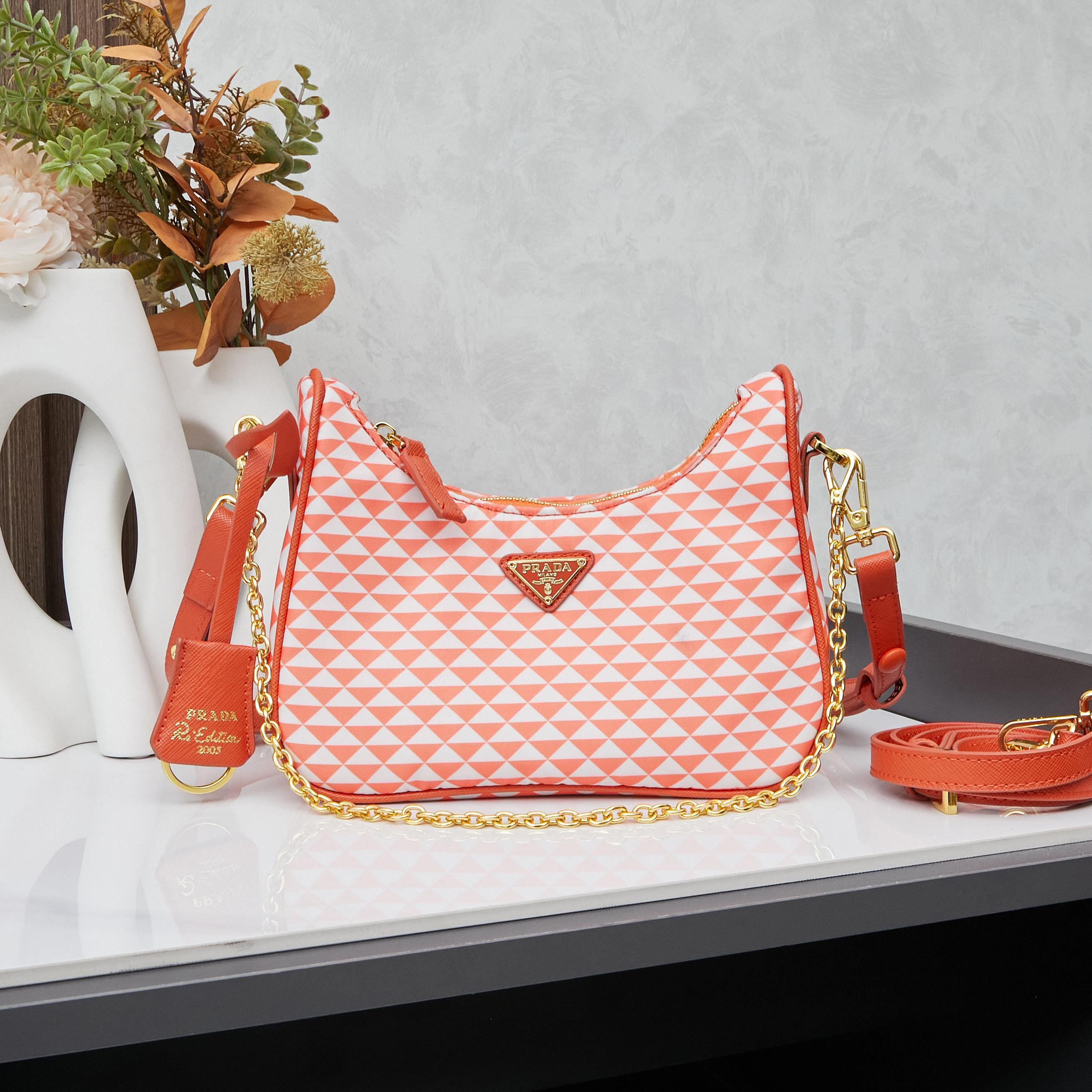 Prada High Quality Designer Bag Handbags Leather Chain Bag Shoulder Bags Fashion Crossbody Purses Designer Luxury Bag Woman Hand bag Bags