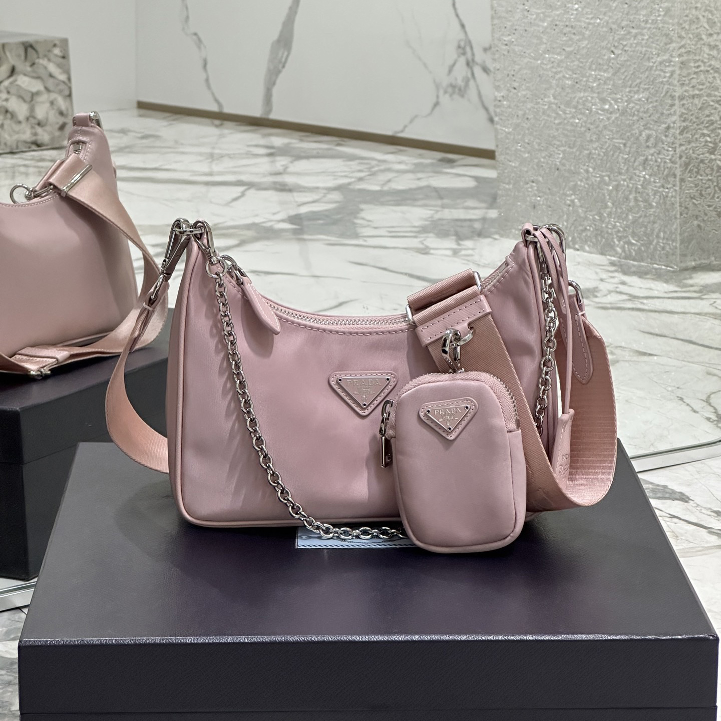 Prada High Quality Designer Bag Handbags Leather Chain Bag Shoulder Bags Fashion Crossbody Purses Designer Luxury Bag Woman Hand bag Bags